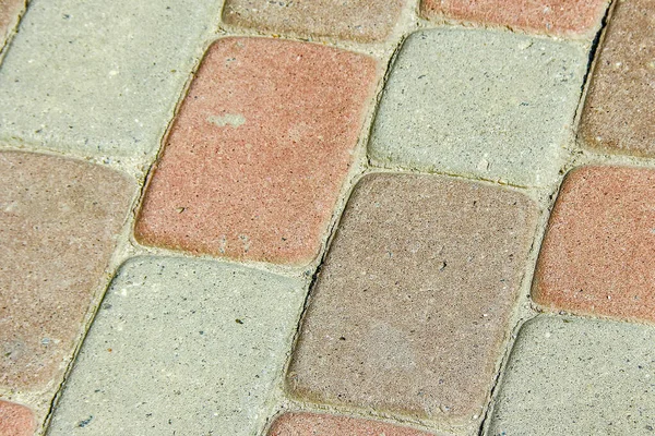Pavement texture on the sidewalk