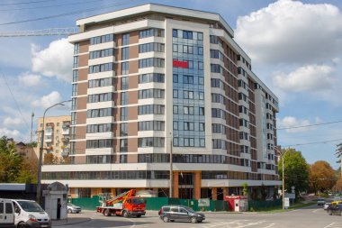 Myru Stree 'deki Ternopil' de büyük bir konut.