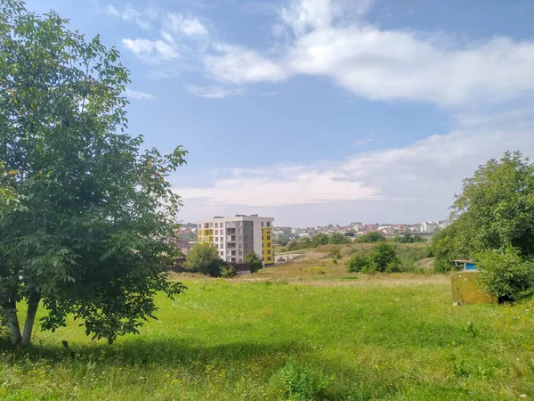 Prachtig Landschap Het Veld Augustus — Stockfoto