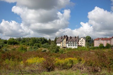 Ternopil, Ukrayna 'da çok katlı bir bina.