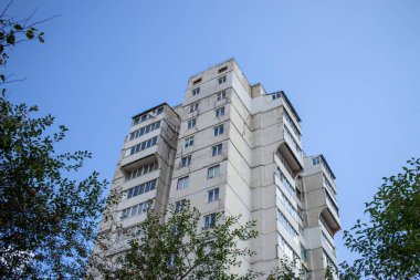 Ternopil, Ukrayna 'da çok katlı bir bina.