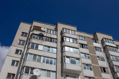 Ternopil, Ukrayna 'da çok katlı bir bina.