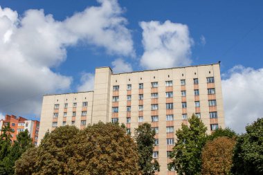 Ternopil, Ukrayna 'da çok katlı bir bina.
