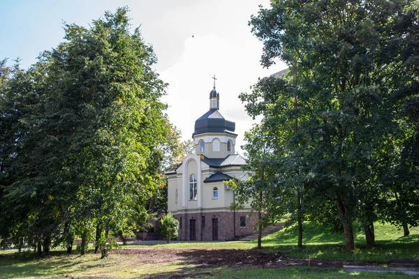 Крыша Украинской Церкви Тернополе — стоковое фото