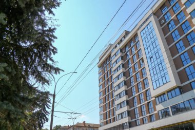 Residential apartment building near the park