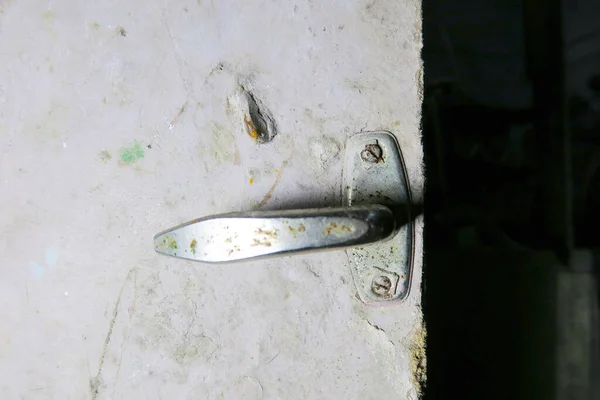 Old Door Handle Abandoned House — Stock Photo, Image