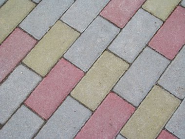 Kaldırımdaki beton kaldırım dokusu arka planlar için.