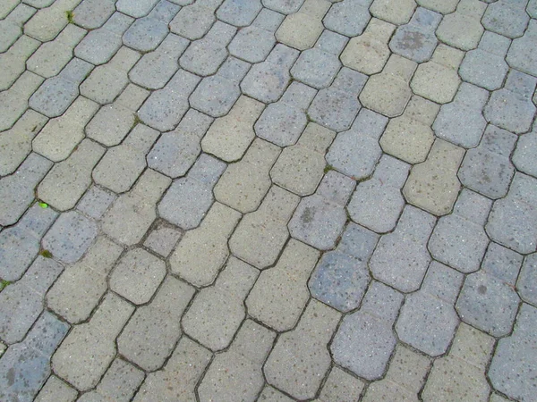 Textur Des Betonpflasters Auf Dem Bürgersteig Für Hintergründe — Stockfoto