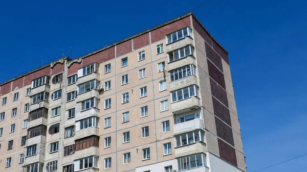 Old prefabricated Soviet residential building