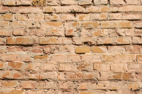 Oude Rode Bakstenen Muur Voor Achtergronden — Stockfoto