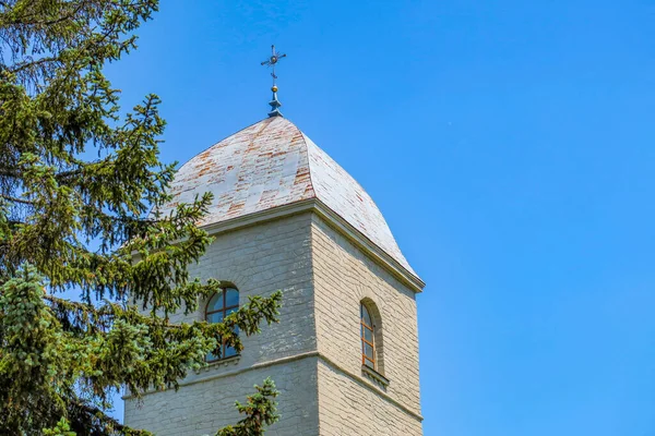 Стара Українська Православна Церква Кам Яна Будівля — стокове фото