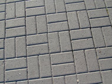 Kaldırımda ve kaldırımda arka plan ve dokular için renkli beton kaldırım