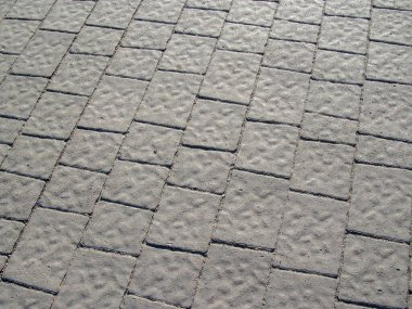 Kaldırımda ve kaldırımda arka plan ve dokular için renkli beton kaldırım