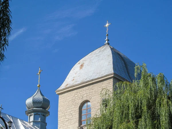 Pembangunan Gereja Ortodoks Ukraina Ternopil — Stok Foto