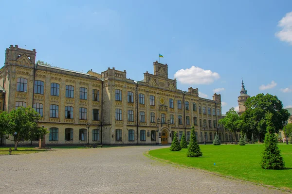 Una Antigua Hermosa Casa Ladrillo Que Opera Universidad Imagen De Stock