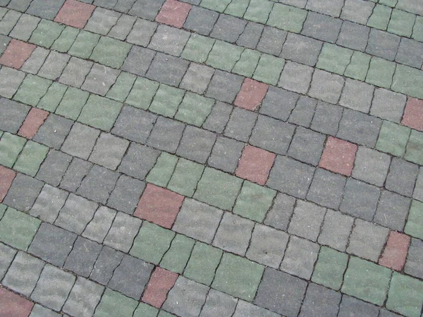 Texture Pavimentazione Cemento Sul Marciapiede Sfondi — Foto Stock