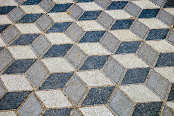 Textura Tridimensional Pavimento Cinza — Fotografia de Stock