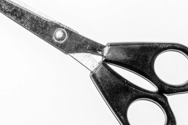 Metal Black Scissors Haircuts — Stock Photo, Image
