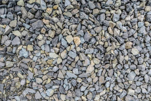 Textura Malého Šedého Kamene Zemi — Stock fotografie
