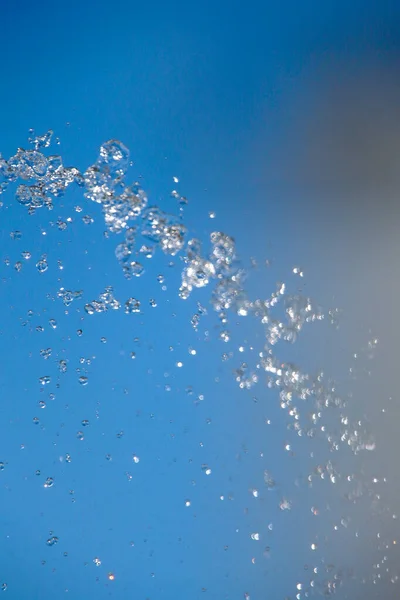 Waterstralen Een Stadsfontein Het Meer Augustus — Stockfoto