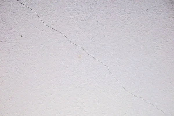 Crack White Wall Texture — Stock Photo, Image