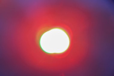 Güzel renkli ışıkların odak noktasını kapat