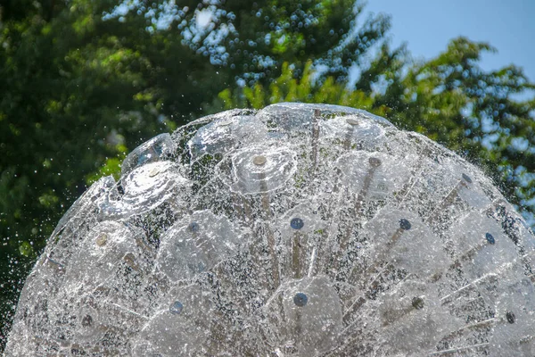 Jets Water City Fountain Park — Stock Photo, Image