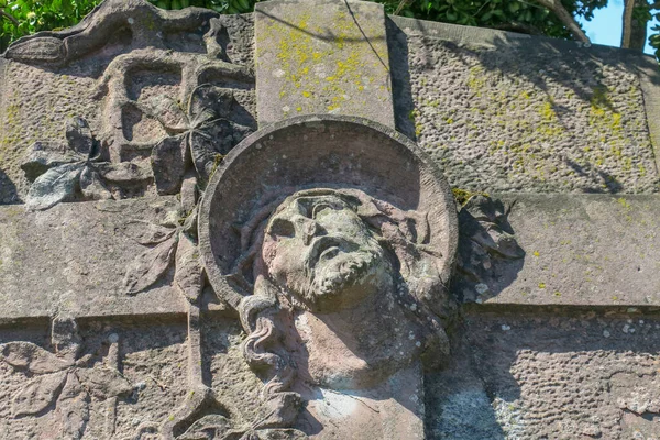 Stone Image Jesus Christ Cemetery — Stock Photo, Image