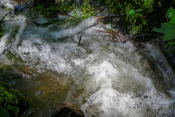 Potok Vody Parku Tekoucí Řeky — Stock fotografie