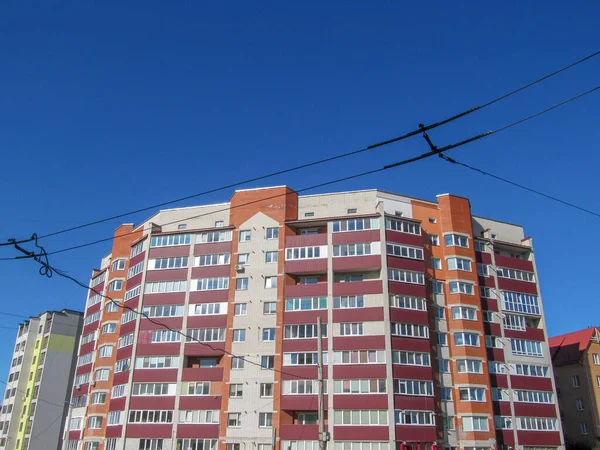 Facade Residential Apartment Building Residential Area — Stock Photo, Image