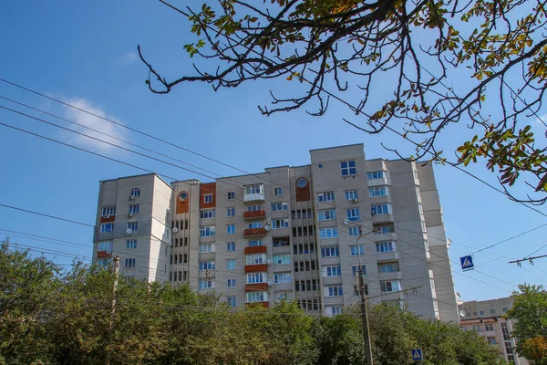 Residential Multi Storey Building Its Facade — Stock Photo, Image