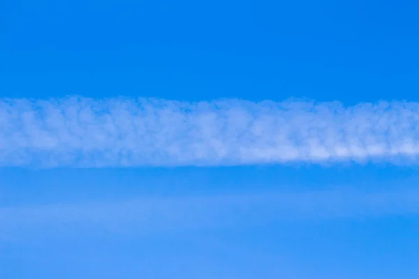 Céu Azul Nuvens Brancas Outono — Fotografia de Stock