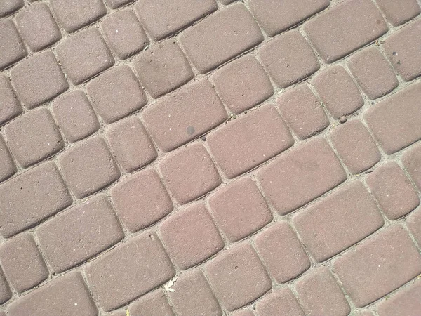 Texture Cobblestones Park Pedestrian Zone — Stock Photo, Image