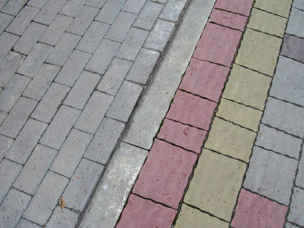 Textura Betonové Dlažby Chodníku Pro Zázemí — Stock fotografie