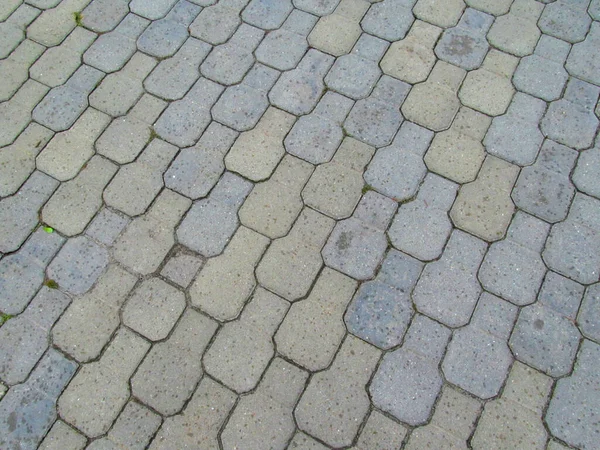 歩道上のコンクリート舗装の背景の質感 — ストック写真