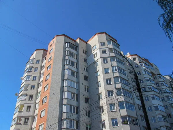 Facade Residential Apartment Building Residential Area — Stock Photo, Image