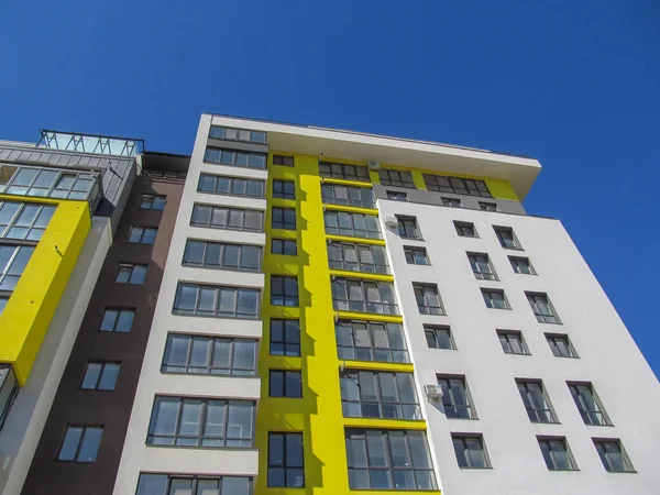 Facade Residential Apartment Building Residential Area — Stock Photo, Image