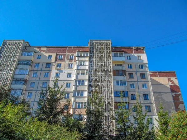 Facade Residential Apartment Building Residential Area — Stock Photo, Image