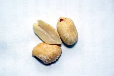 Yakın plan fındık ezmesi.