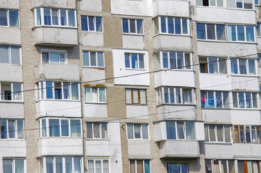 Ternopil, Ukrayna 'da çok katlı bir bina.