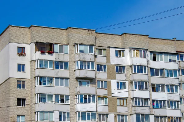 乌克兰Ternopil多层住宅大楼 — 图库照片