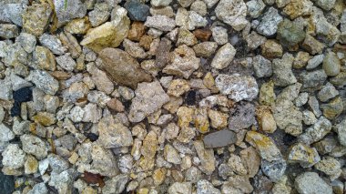Gri ve sarı küçük taşın dokusu