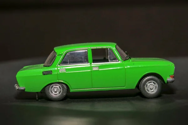 Pequeño Modelo Juguete Verde Coche Viejo — Foto de Stock