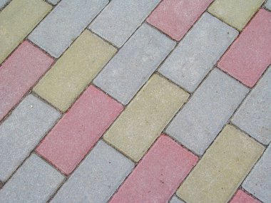 Kaldırımdaki beton kaldırım dokusu arka planlar için.