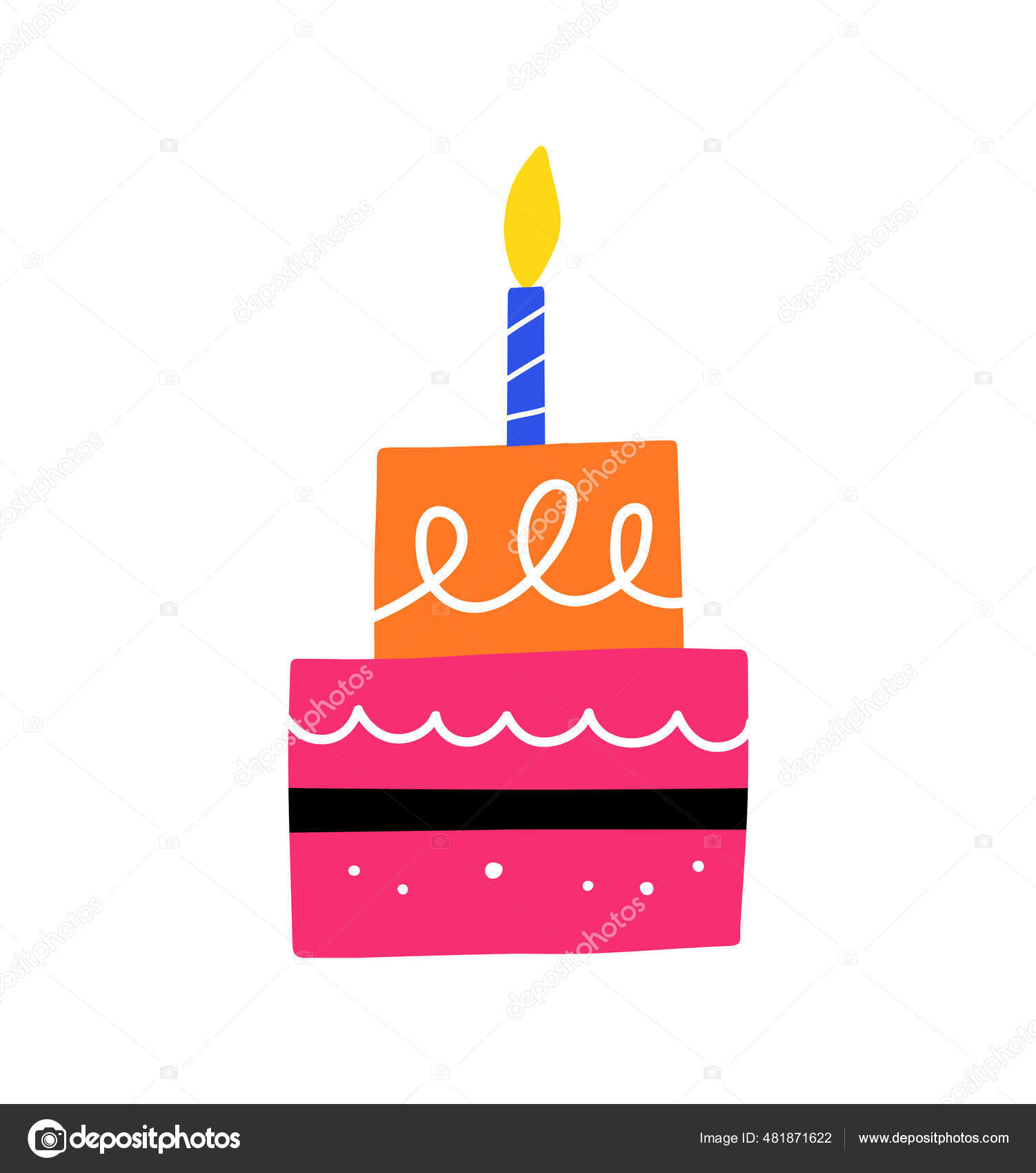 Symbole Gateau Anniversaire Word