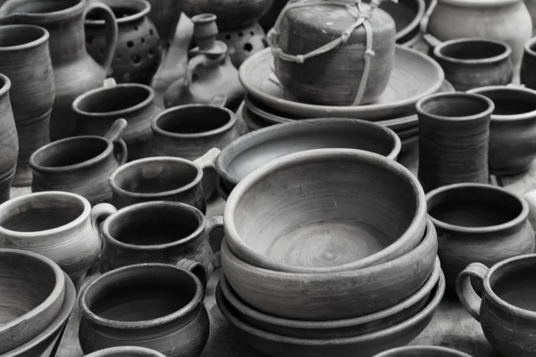 Pottery of the early middle ages — Stock Photo, Image