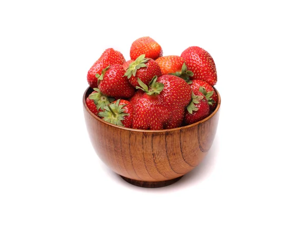 Strawberries in a bowl — Stock Photo, Image