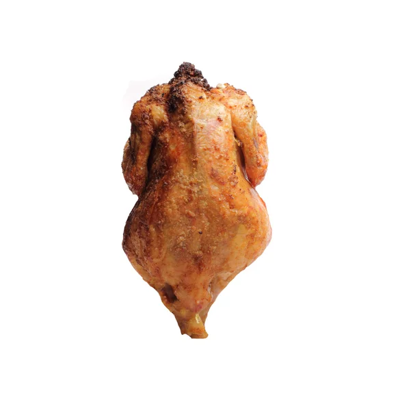 Smažené kuře s zlatou, křupavé krustě — Stock fotografie