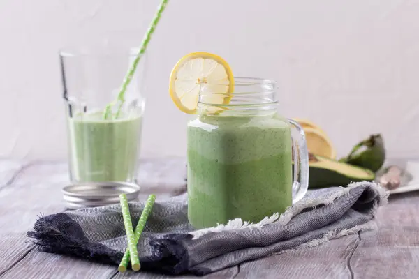 Batido verde saludable — Foto de Stock