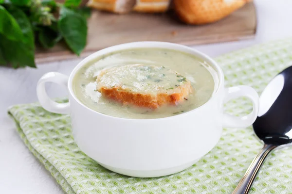 Vegetable cream soup — Stock Photo, Image